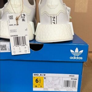 adidas White NMD_R1 W Women's Athletic Sneakers